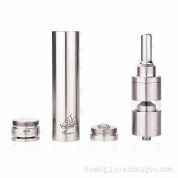 Hongwei 2013 Top Design Full Mechanical Mod Mini Electric Vapor E-cigarette, CE and RoHS Marks